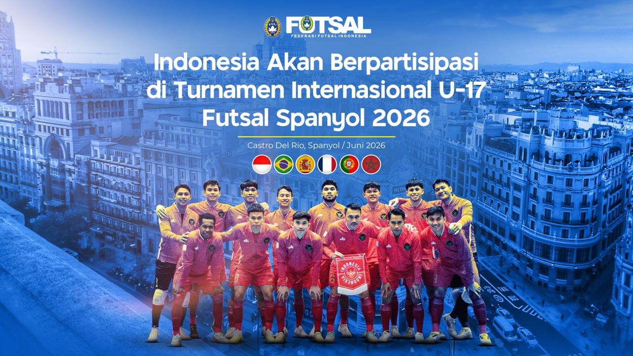 Timnas Futsal Indonesia U-17 Ikut Turnamen Internasional di Spanyol Tahun Depan