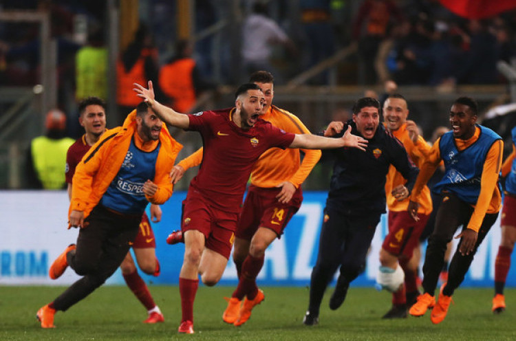 10 Catatan Menarik Setelah AS Roma Depak Barcelona dari Liga Champions