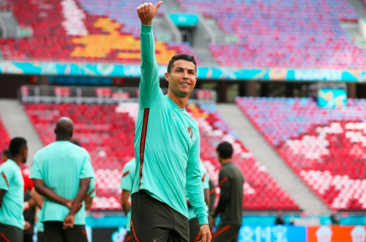 Jadi Starter Laga Hungaria Vs Portugal, Cristiano Ronaldo Ukir Rekor Spesial