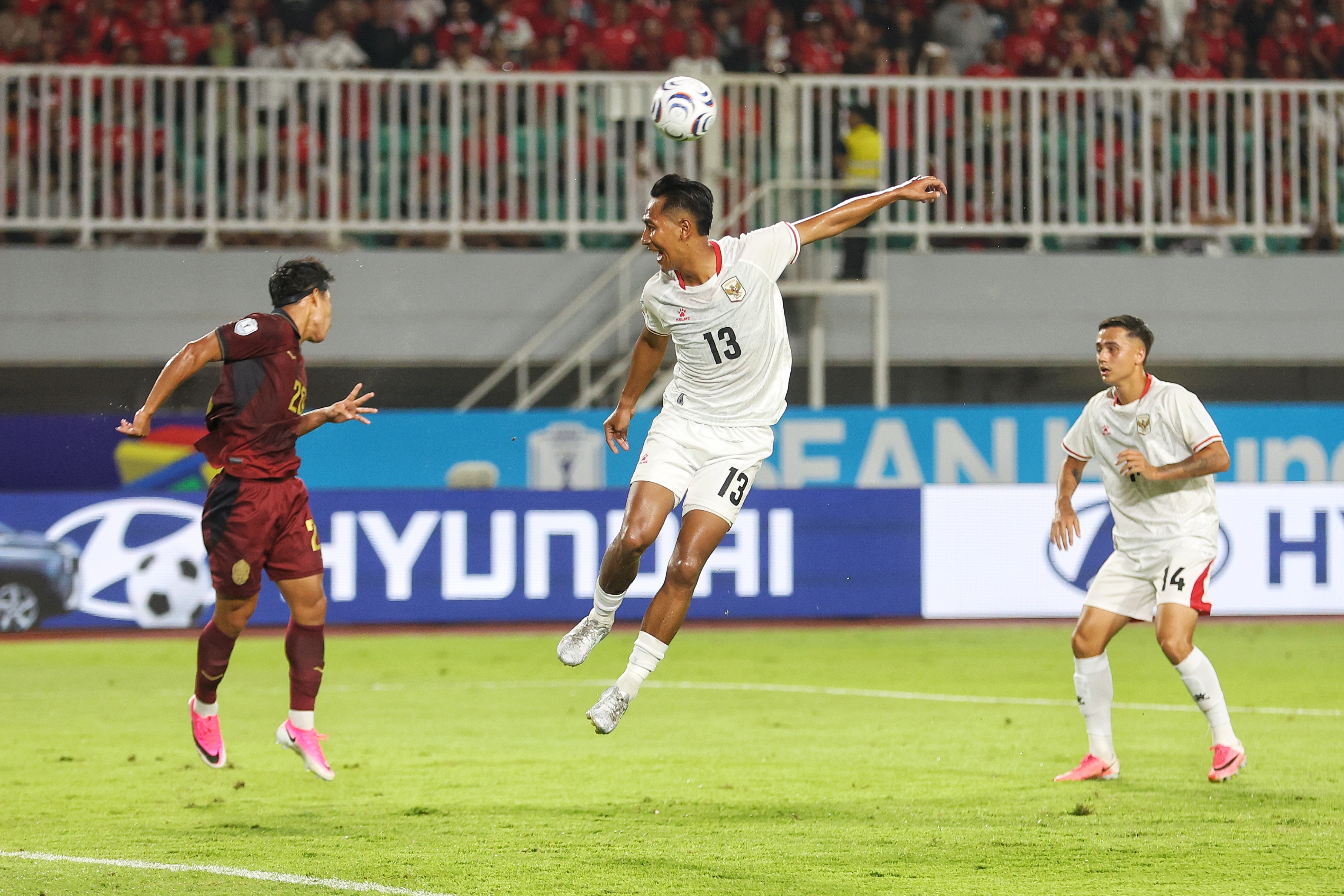 Timnas Indonesia menang telak atas Kamboja di laga perdana Piala AFF 2026. (BolaSkor.com/Didik Setiawan)