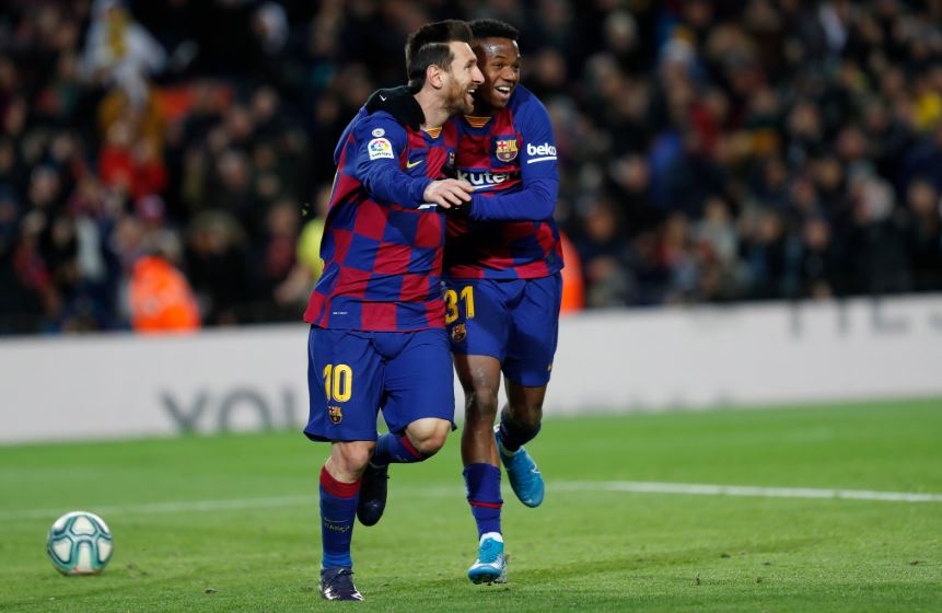 Sensasi Berlanjut, Ansu Fati Jadi Pemain Termuda yang Mencetak 2 Gol di Satu Laga LaLiga