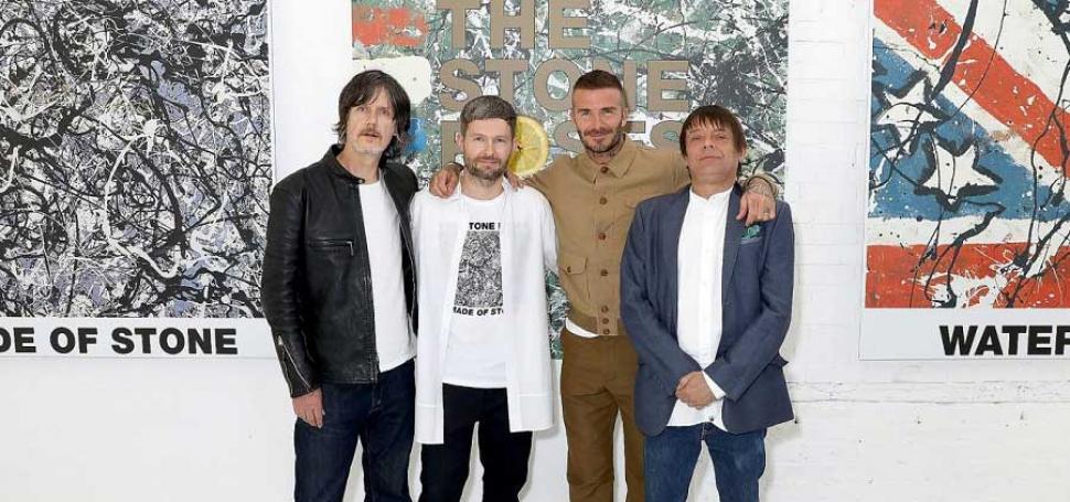 David Beckham Kolaborasi dengan Band Legendaris Manchester, The Stone Roses