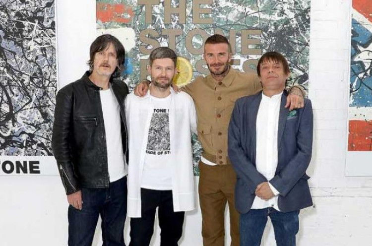 David Beckham Kolaborasi dengan Band Legendaris Manchester, The Stone Roses