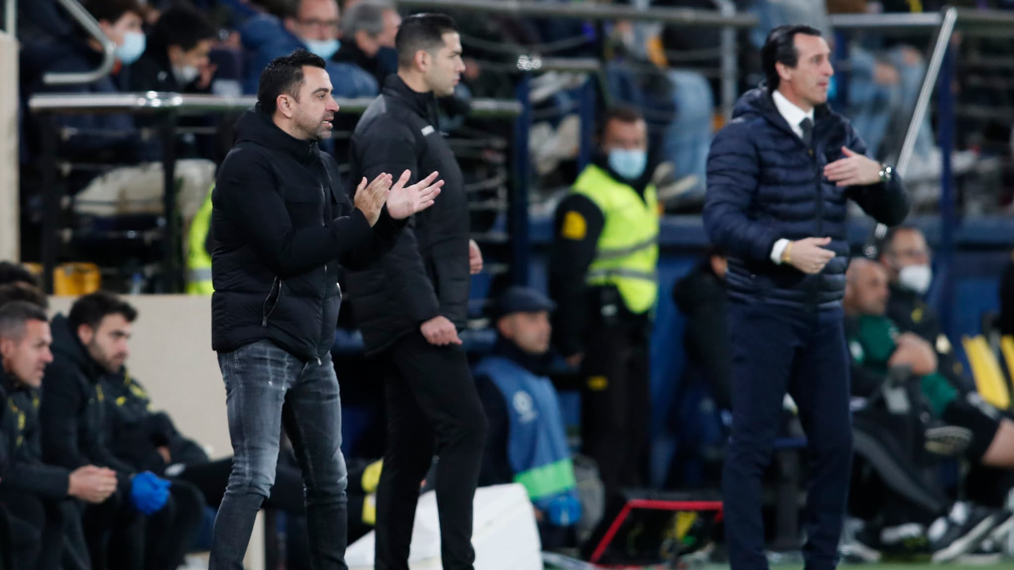 Perseteruan Xavi dan Unai Emery Warnai Kemenangan Barcelona