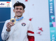 Hasil Panjat Tebing Olimpiade Paris 2024: Veddriq Leonardo Sumbangkan Medali Emas Pertama untuk Tim Indonesia