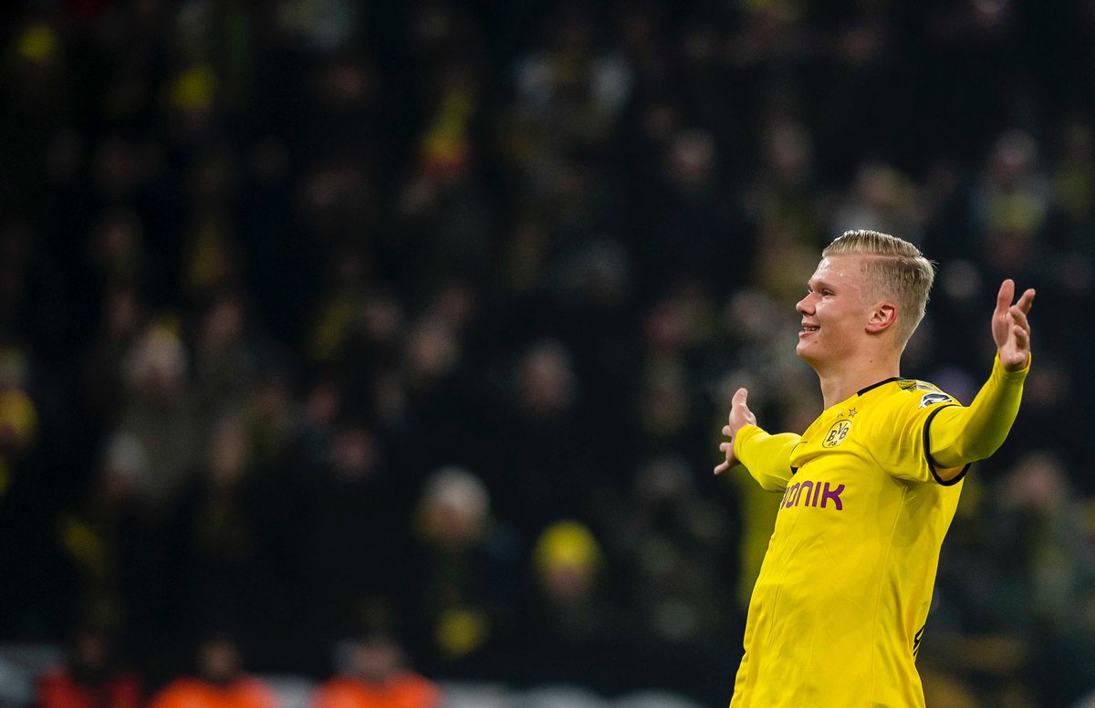 Tampil Belum Satu Jam di Bundesliga, Erling Haaland Sudah Cetak 5 Gol