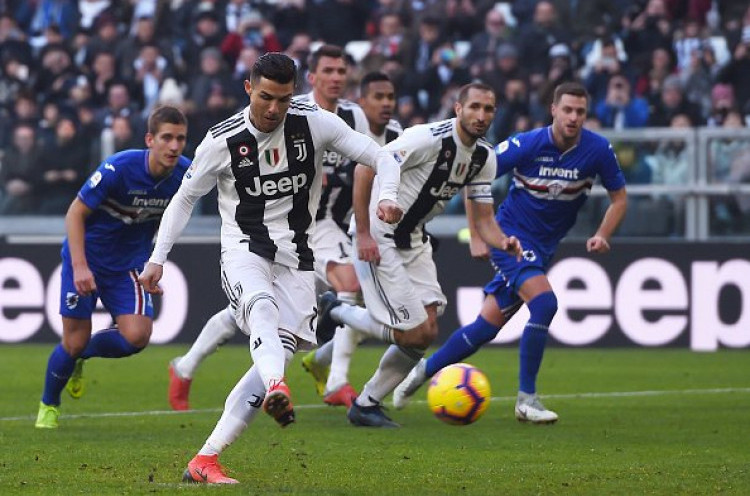Quagliarella Samai Rekor Legenda Juventus, Ronaldo Torehkan Gol ke-49
