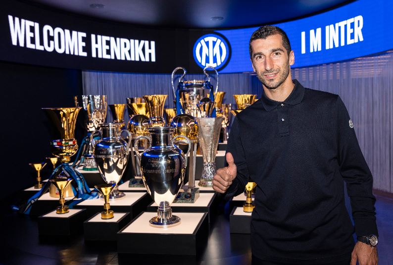 Resmi Gabung Inter Milan, Henrikh Mkhitaryan Reuni dengan Romelu Lukaku