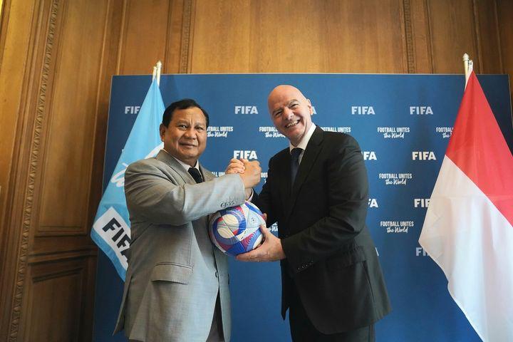 Bertemu Presiden FIFA, Prabowo Subianto Bahas Kerja Sama untuk Kemajuan Sepak Bola Indonesia