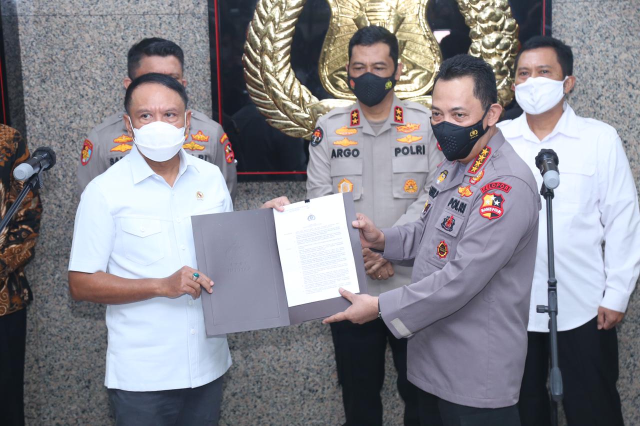 Catatan dari Kapolri untuk Pemberian Izin Liga 1 dan 2