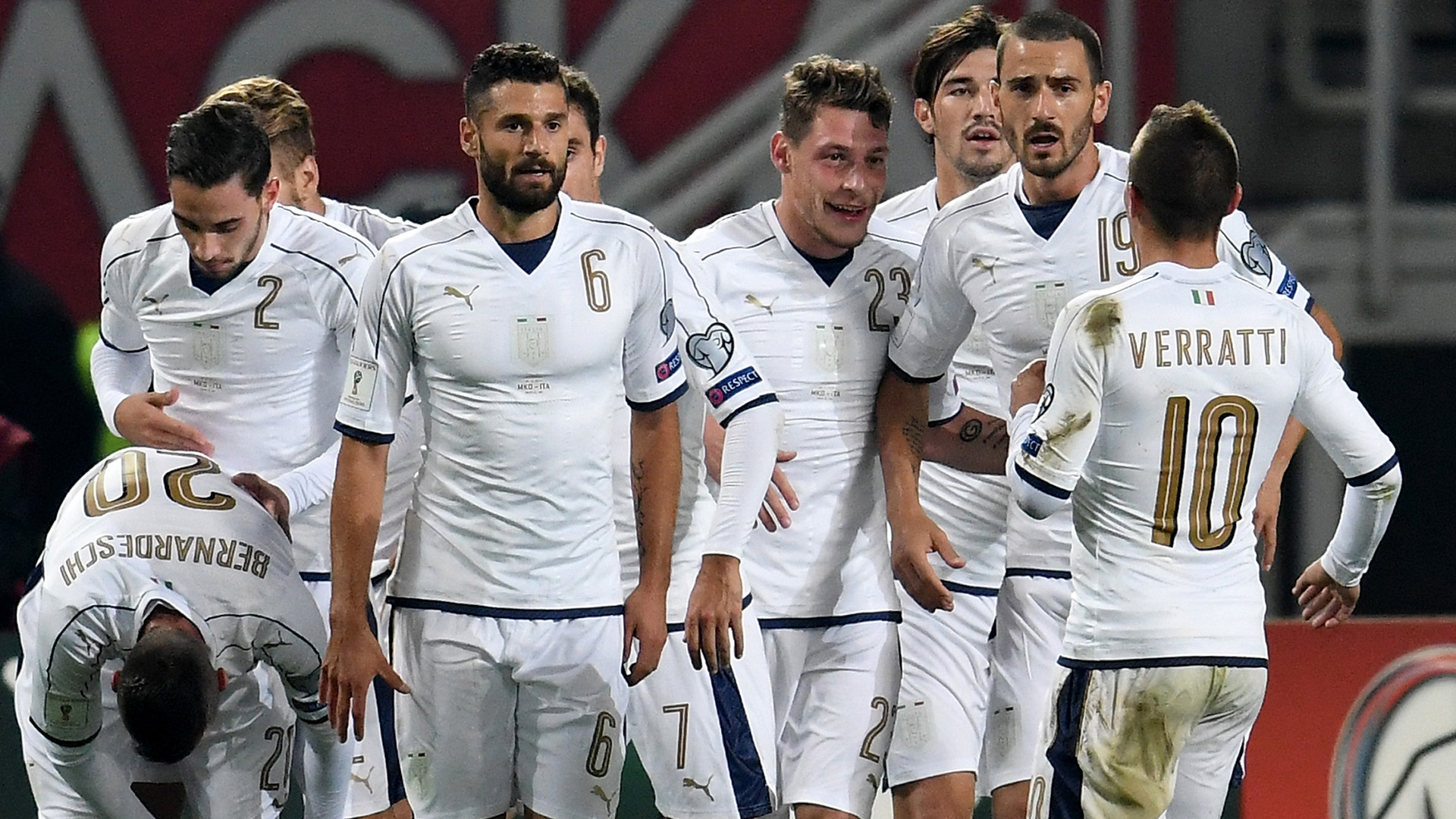 Italia Menang Tipis 3-2 Atas Makedonia