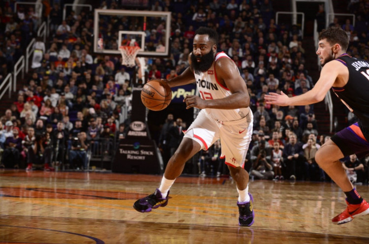 Hasil NBA: James Harden Bawa Rockets Rebut Kemenangan atas Suns