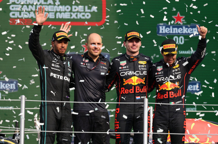 Raihan Luar Biasa Red Bull Racing di GP Meksiko, Verstappen Catatkan Rekor hingga Podium Ganda