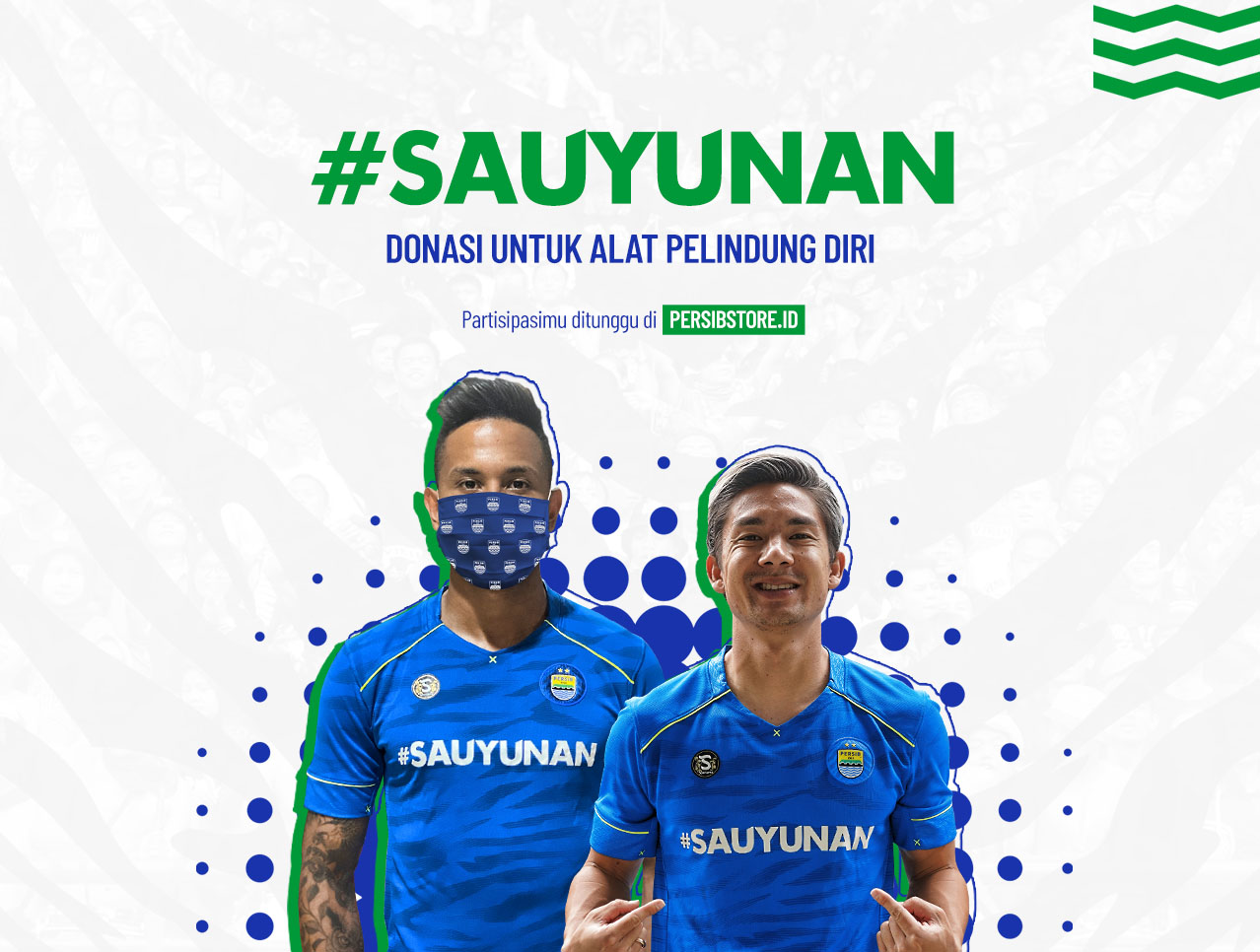 Persib Bandung Luncurkan Jersey dan Masker untuk Penggalangan Dana Lawan Virus Corona