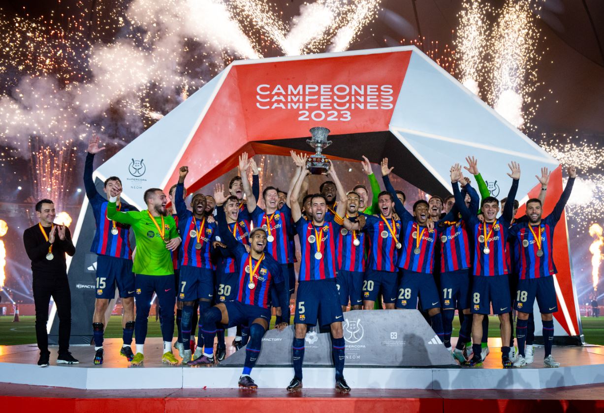 Real Madrid 1-3 Barcelona: Xavi Hernandez Persembahkan Gelar Perdana
