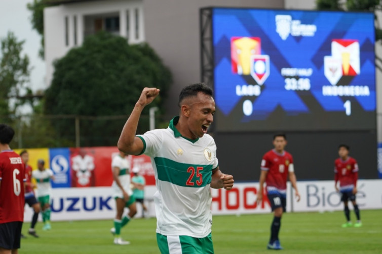 Pemain Terbaik di Laga Timnas Indonesia Vs Laos, Irfan Jaya Merendah
