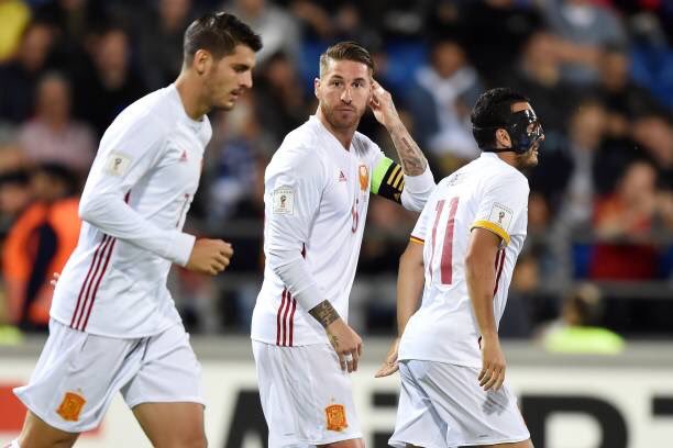 Hujan Gol Warnai Pertandingan Spanyol Kontra Liechtenstein