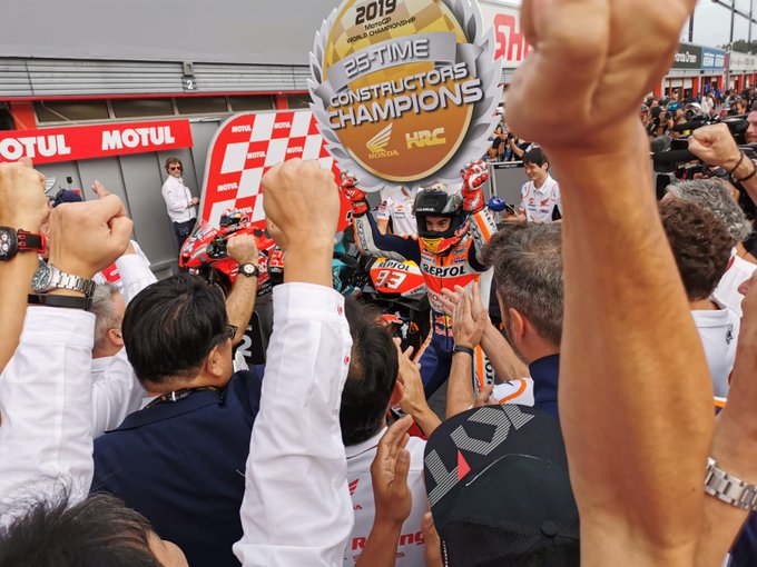 Marc Marquez Samai Rekor Kemenangan Mick Doohan dan Antar Honda Juara Dunia Konstruktor
