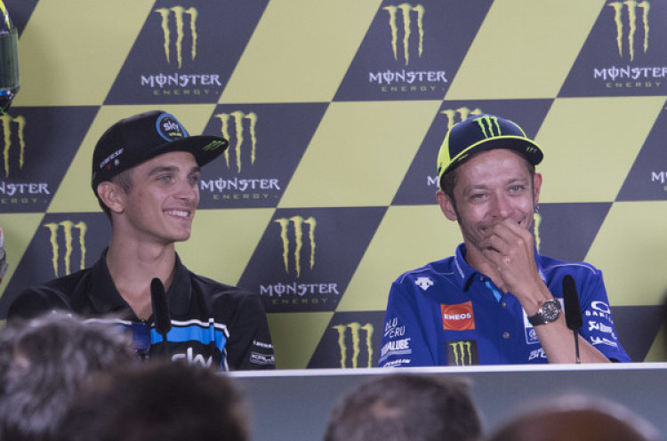 Luca Marini Berharap Bisa Berlomba di MotoGP dengan Sang Kakak, Valentino Rossi 