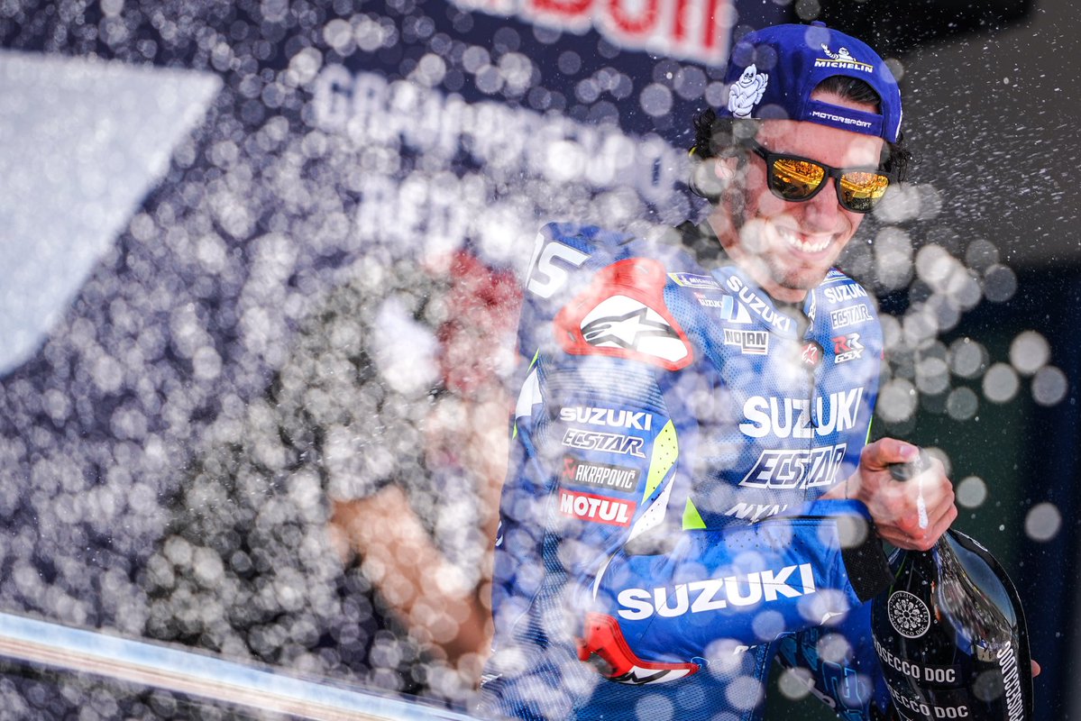 Alex Rins Gabungkan Gaya Balap Tahun 80-90an 