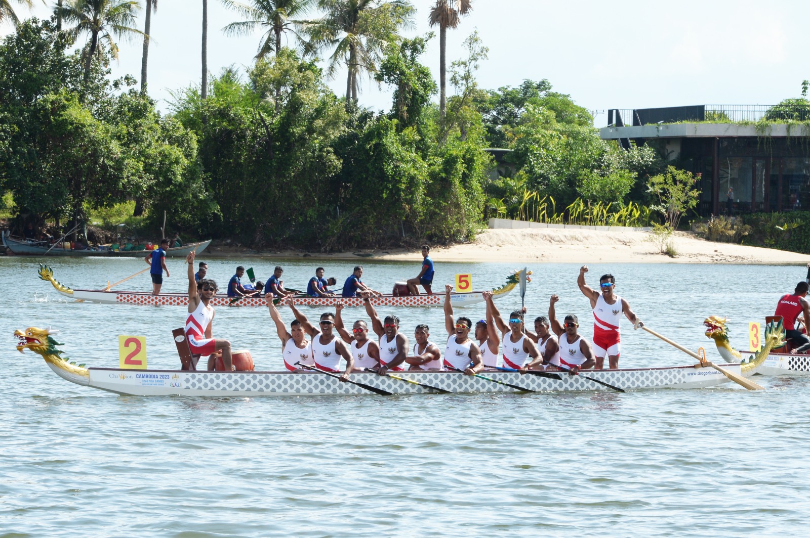 Panen Medali, Traditional Boat Race Indonesia Raih Emas, Perak, dan Perunggu