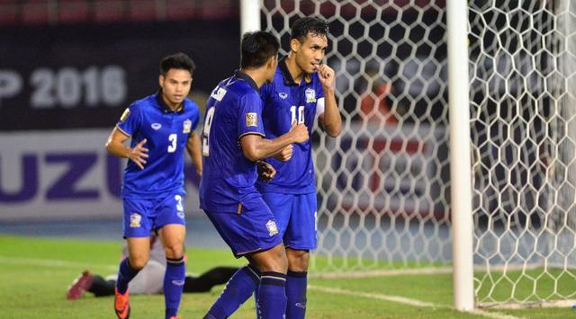 Dua Gol Teerasil Dangda Antar Thailand Taklukan Myanmar