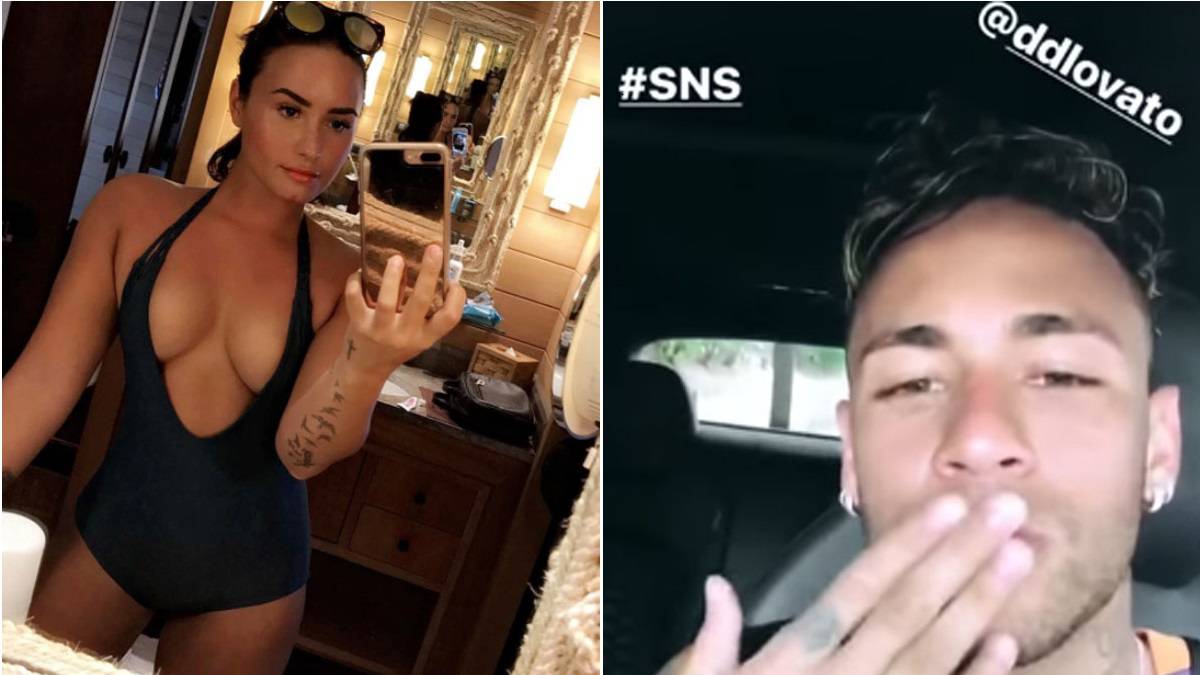 Neymar Ketahuan Goda Demi Lovato Lewat Video