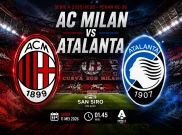 Prediksi dan Statistik AC Milan vs Atalanta: Rossoneri Rawan Terpeleset