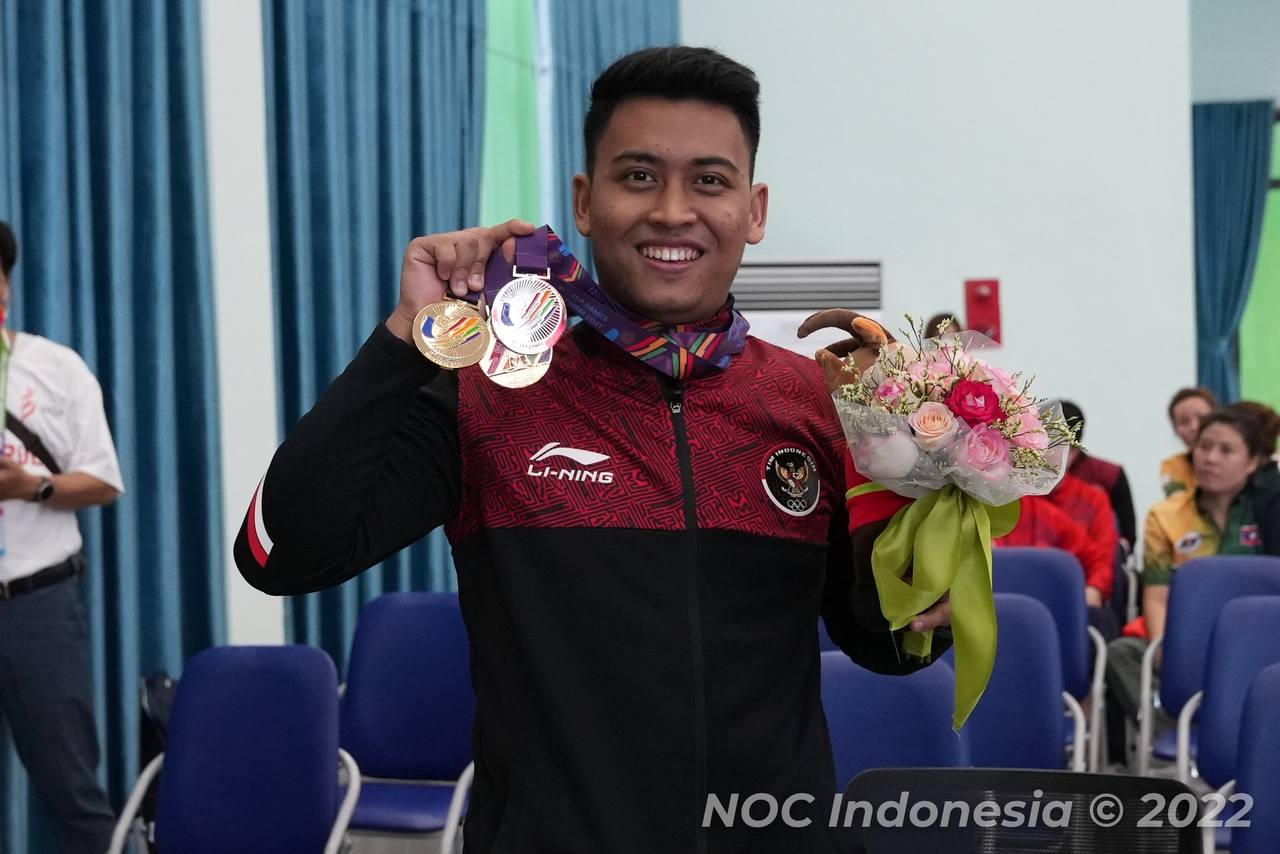SEA Games 2021: Fathur Gustafian Sumbang Perak dari Menembak
