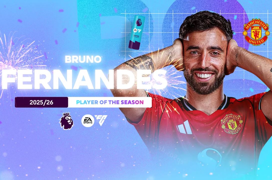 Bruno Fernandes, Pemain Terbaik Premier League 2025/2026