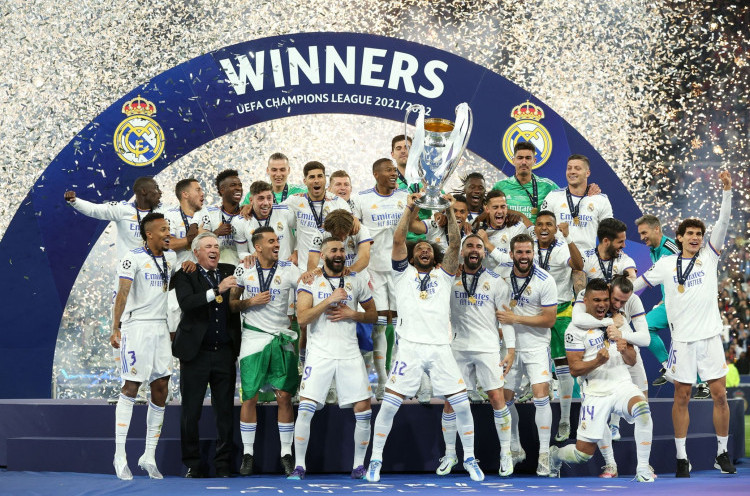 Presiden PSG Sinis Lihat Real Madrid Rayakan Gelar Liga Champions