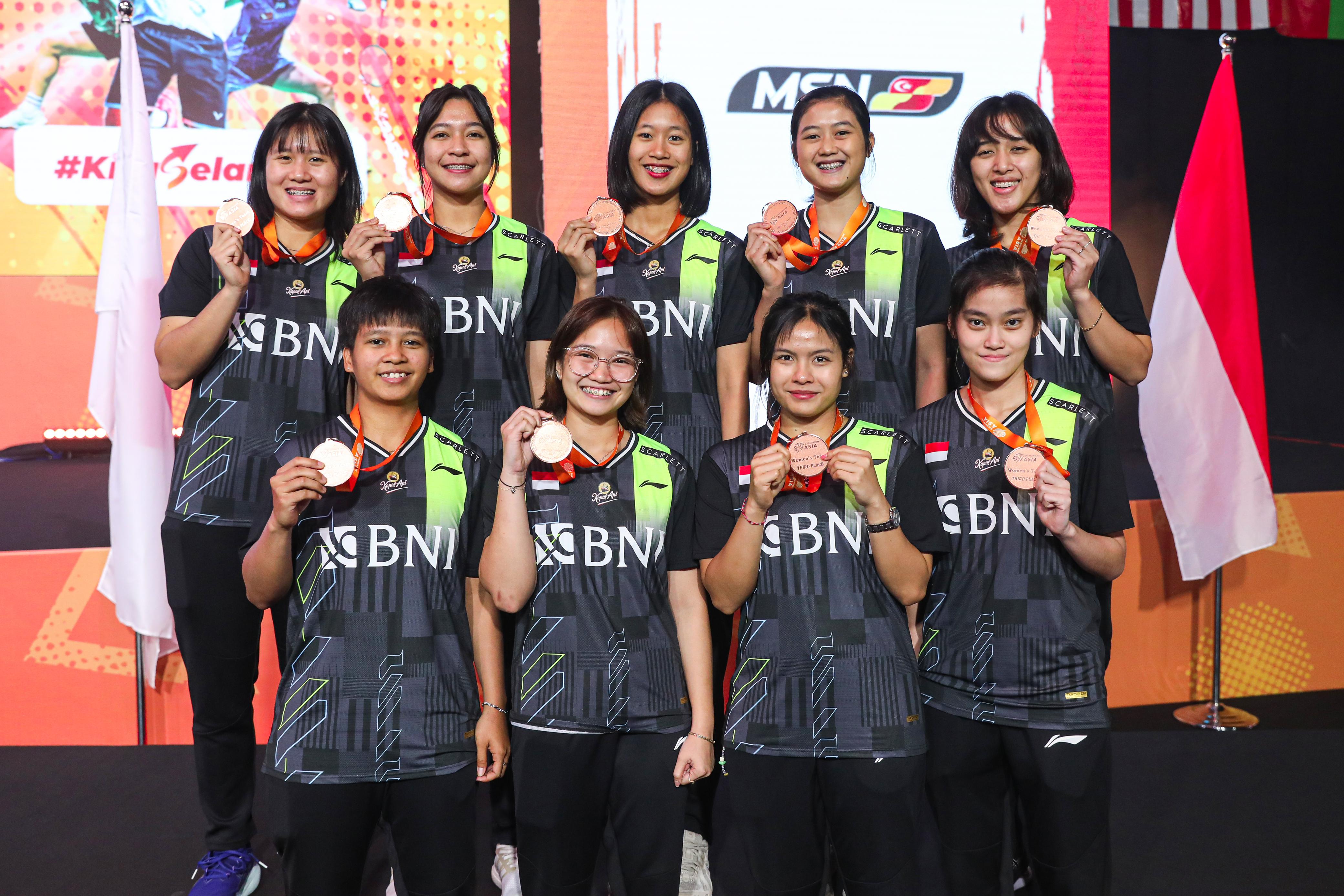 PBSI Puji Performa Tim Putri di Kejuaraan Asia Beregu 2024