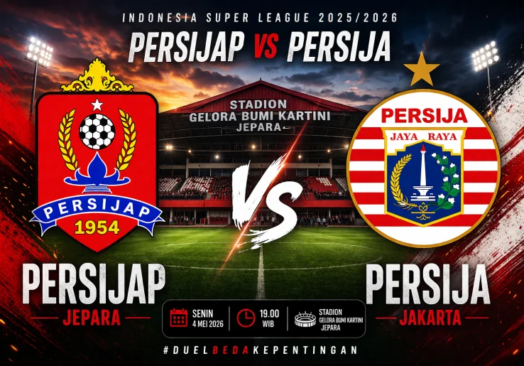 Prediksi dan Statistik Persijap vs Persija: Duel Beda Kepentingan