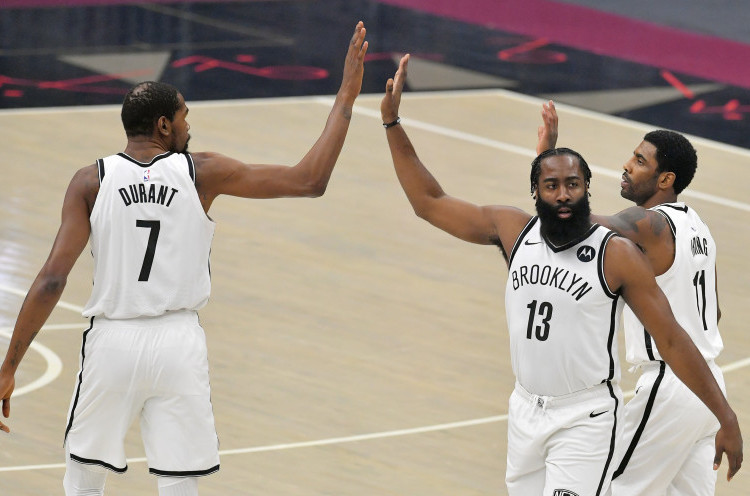 Hasil NBA: Mainkan Big Three, Nets Justru Tumbang