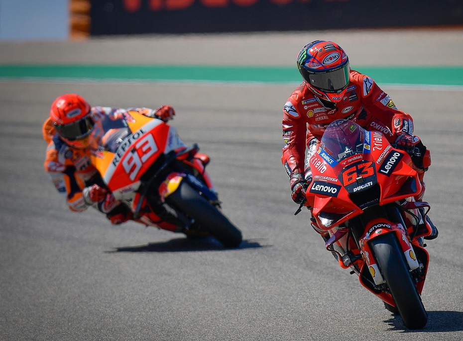 Sepotong Pujian Marquez untuk Bagnaia