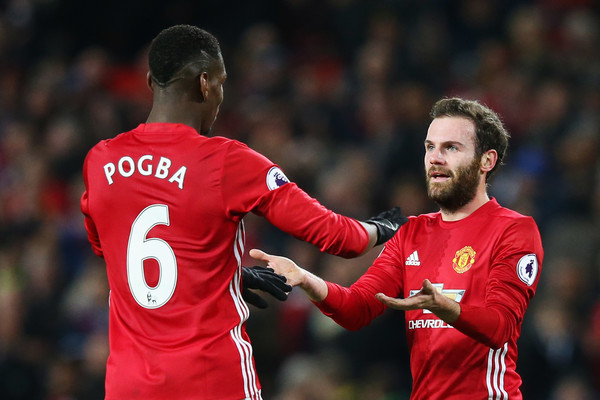 Pesan Mengharukan Juan Mata untuk Paul Pogba