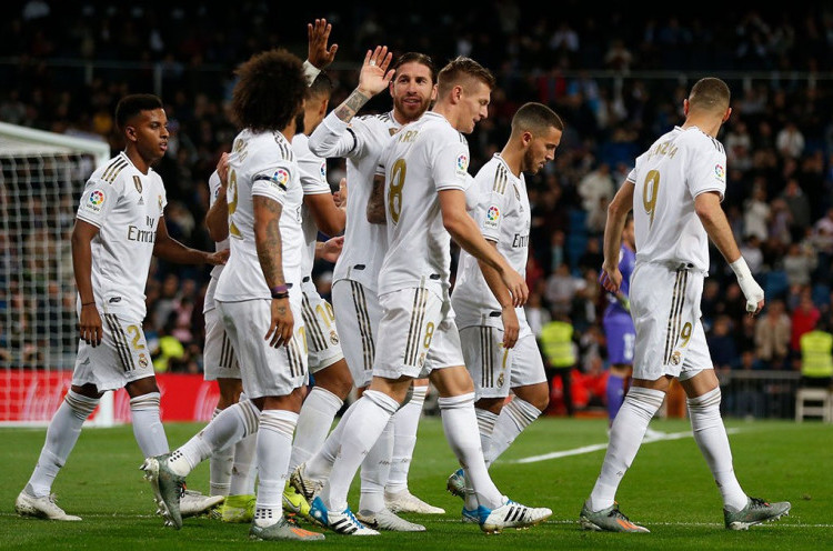 Real Madrid Obati Kerinduan Zinedine Zidane Menang Lima Gol