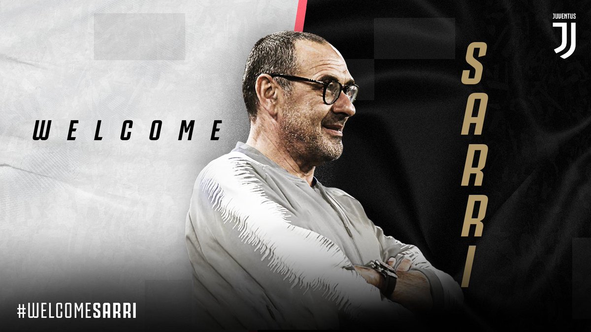 Resmi, Maurizio Sarri Pelatih Baru Juventus
