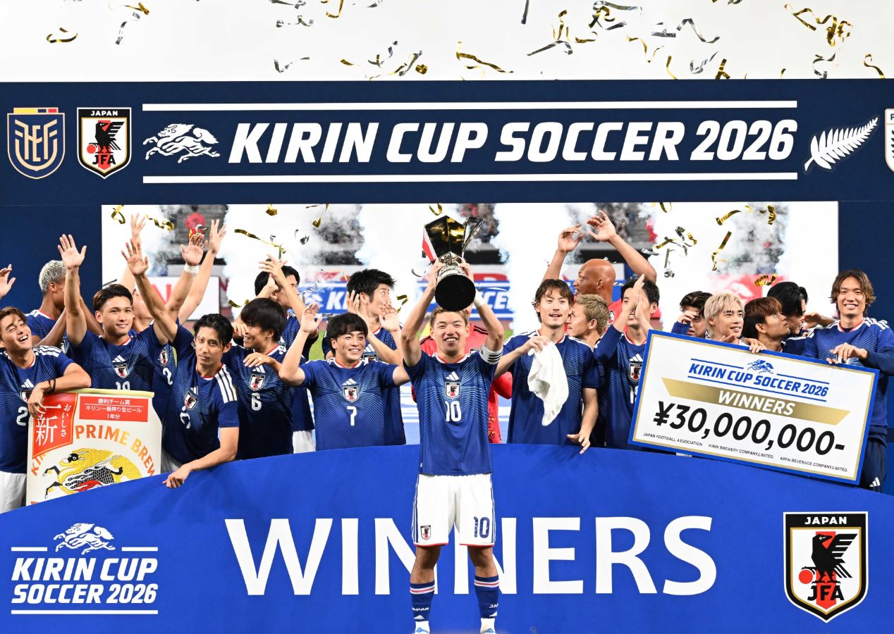 Hasil Pertandingan: Pertama Sejak 2011, Jepang Kembali Jadi Juara Kirin Cup