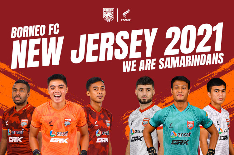 Borneo FC Rilis Jersey Baru untuk Liga 1 2021/2022