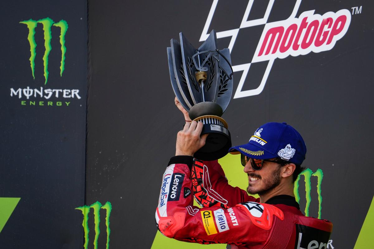 Ada Peran Rossi dan Stoner di Balik Kemenangan Bagnaia