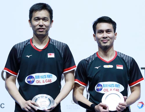 Kalah di Final Singapore Open 2019, Hendra/Ahsan Akui Lawan Lebih Siap 