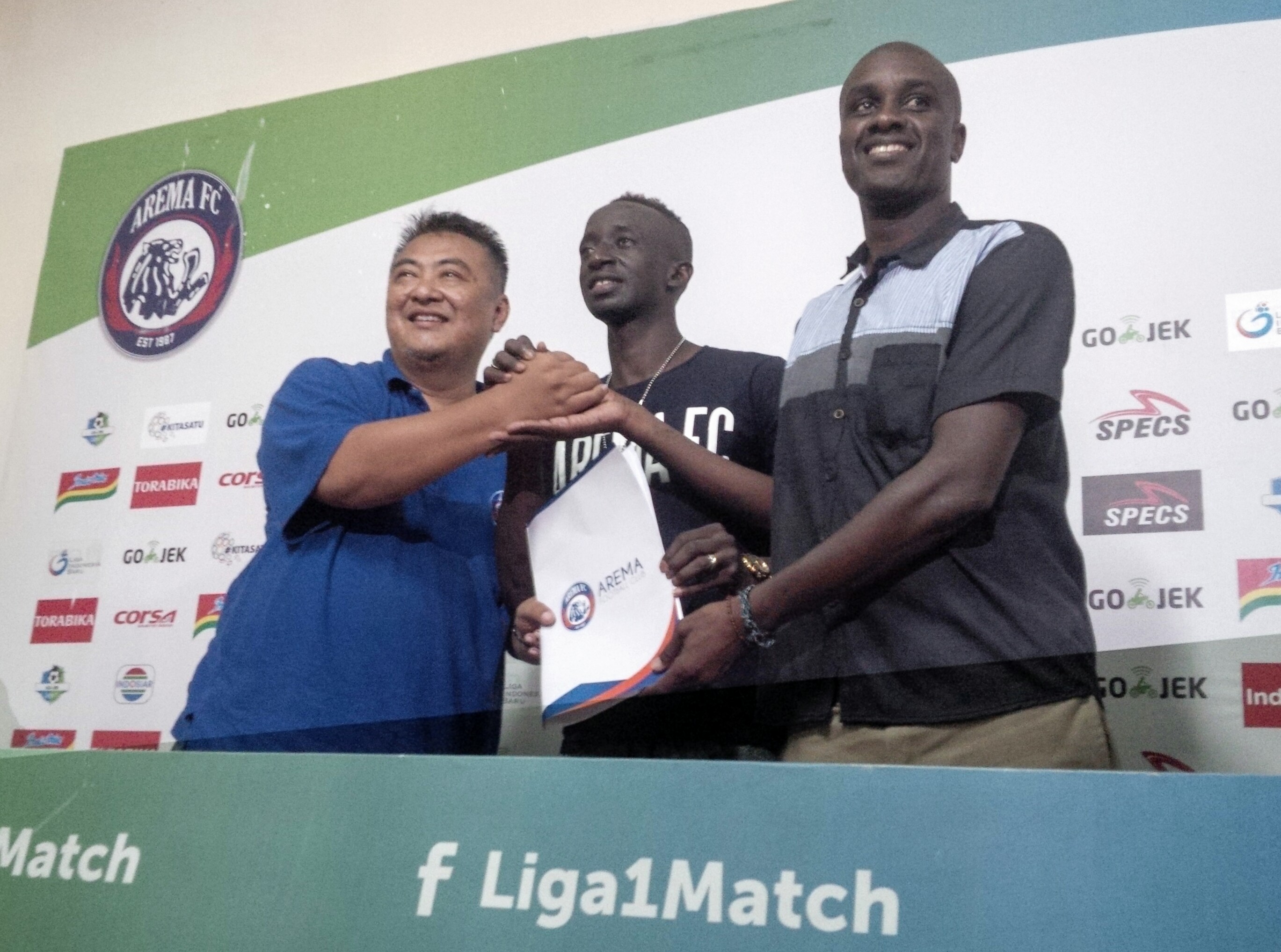 Dipertahankan, Konate Jadi Pemain Asing Pertama Arema FC untuk Liga 1 2019