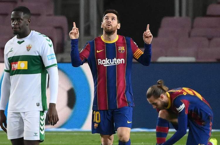Cetak Dua Gol, Messi Ternyata Sempat Frustrasi