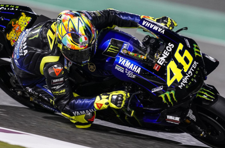 Latihan Bebas Pertama MotoGP Qatar: Valentino Rossi Jadi Raja