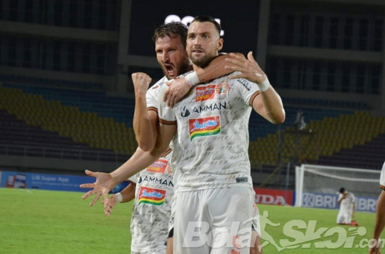 Hasil Liga 1: Persija Bungkam PSM Tiga Gol Tanpa Balas
