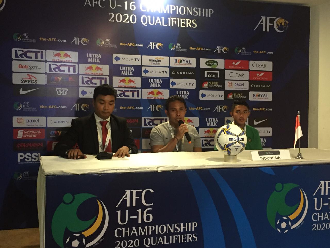 Menang 4-0 atas Filipina, Bima Sakti Sebut Pemain Timnas Indonesia U-16 Tampil Gugup