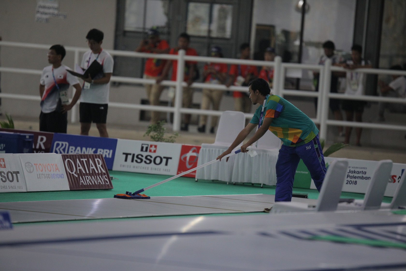 Venue Pentathlon Asian Games 2018 Bocor, Pertandingan Dihentikan Sementara