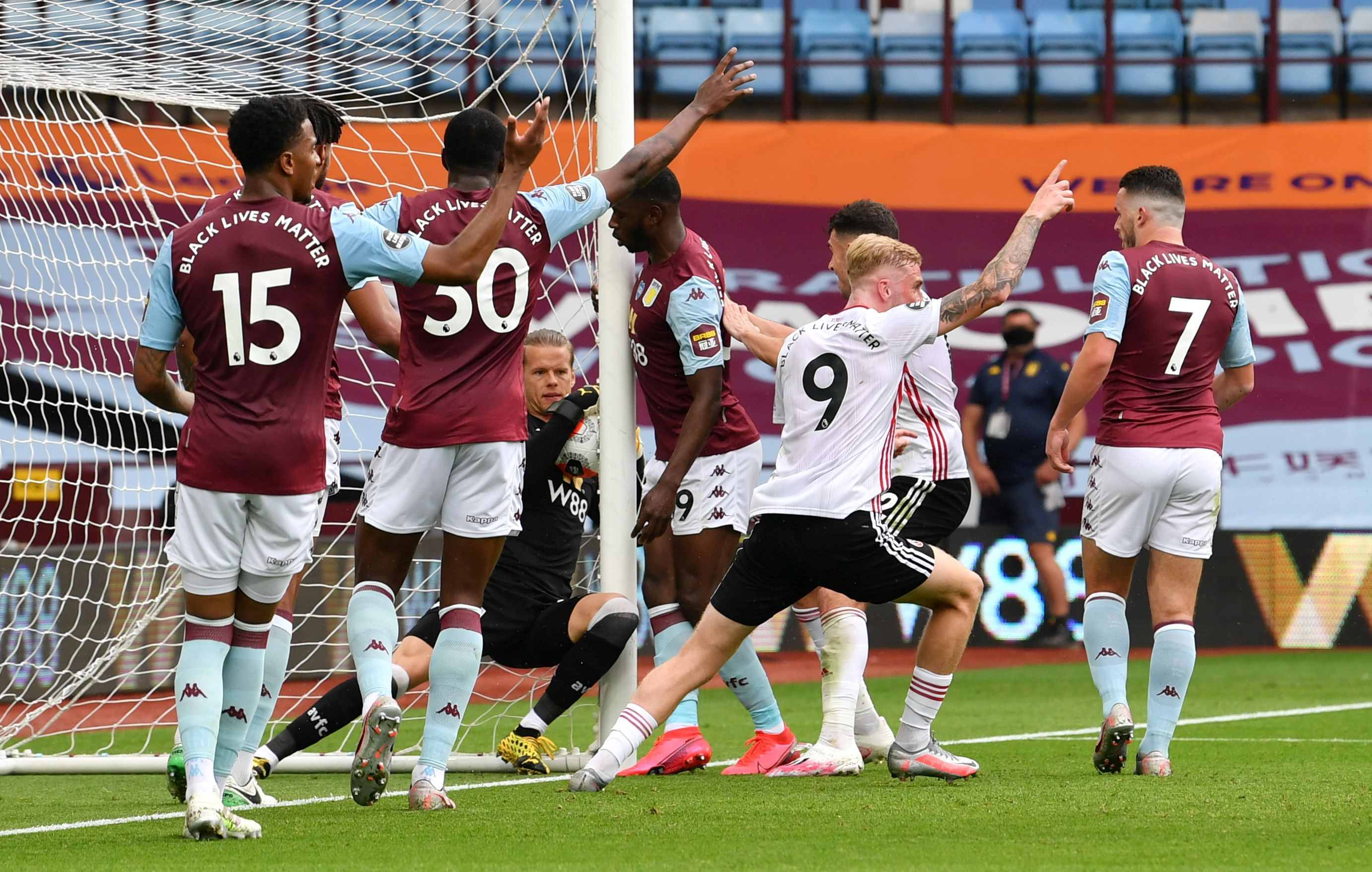 Terungkap Penyebab Teknologi Garis Gawang Tak Sahkan Gol di Laga Aston Villa Vs Sheffield United