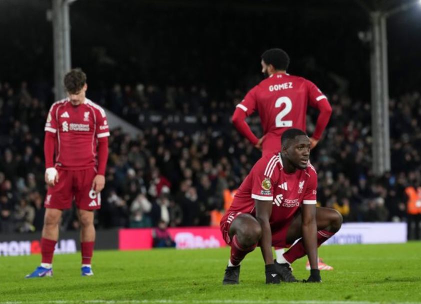 Hasil Premier League: Imbang 2-2 Lawan Fulham, Gol Telat Buyarkan Kemenangan di Depan Mata Liverpool